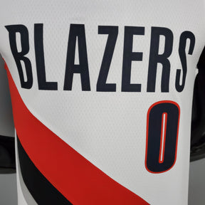 Regata NBA Portland Trail Blazers - Lillard #0 White