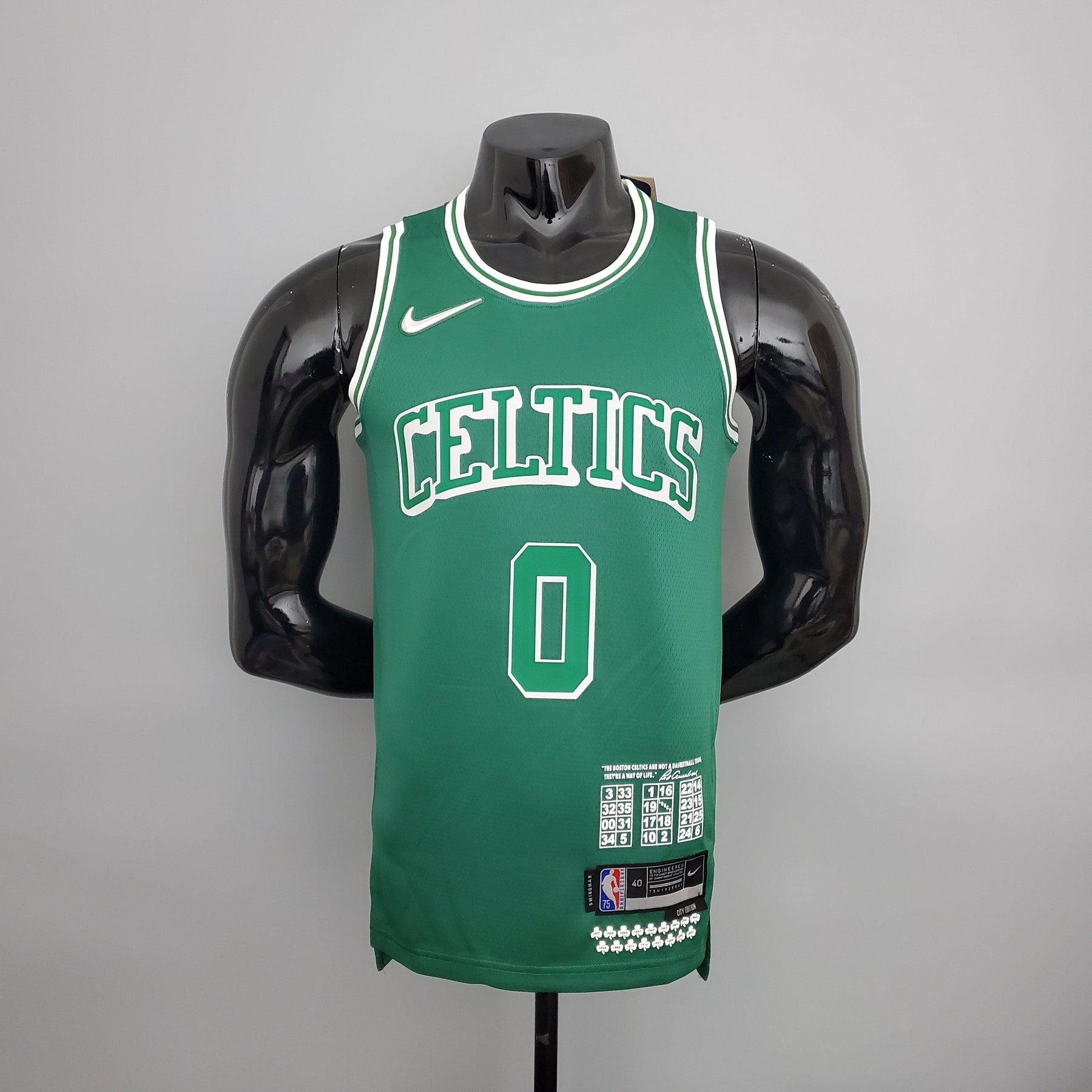 Regata NBA Boston Celtics - Jayson Tatum #0 Teltes City Edition Green