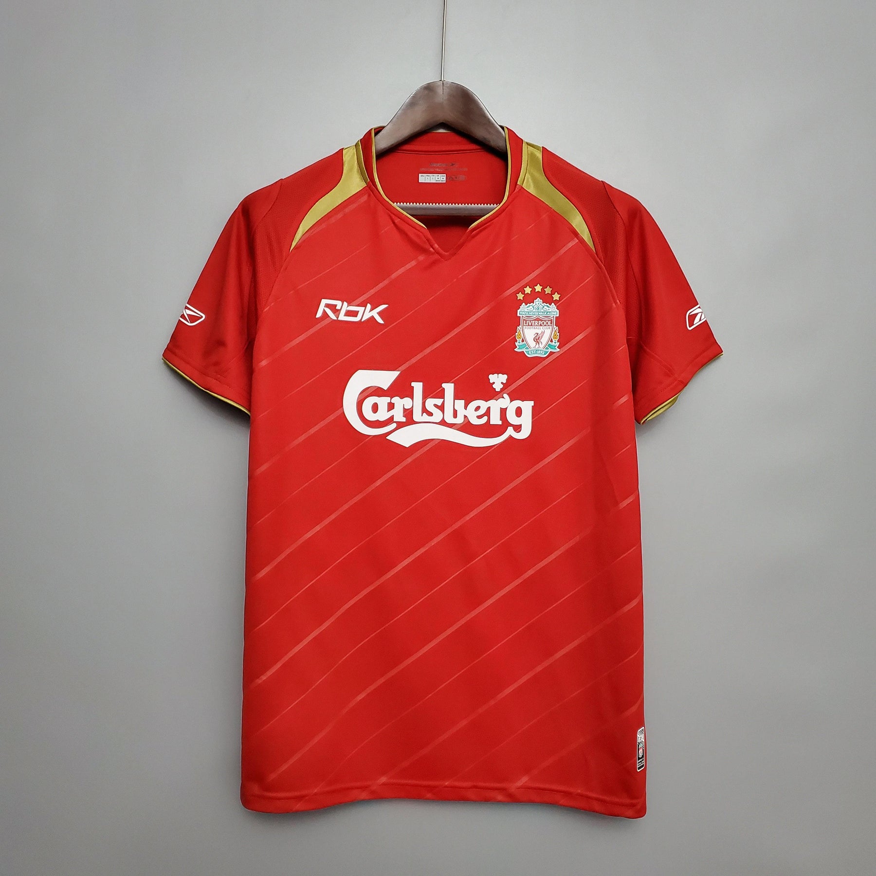 Camisa Retrô Liverpool 2005/06 Home - ResPeita Sports