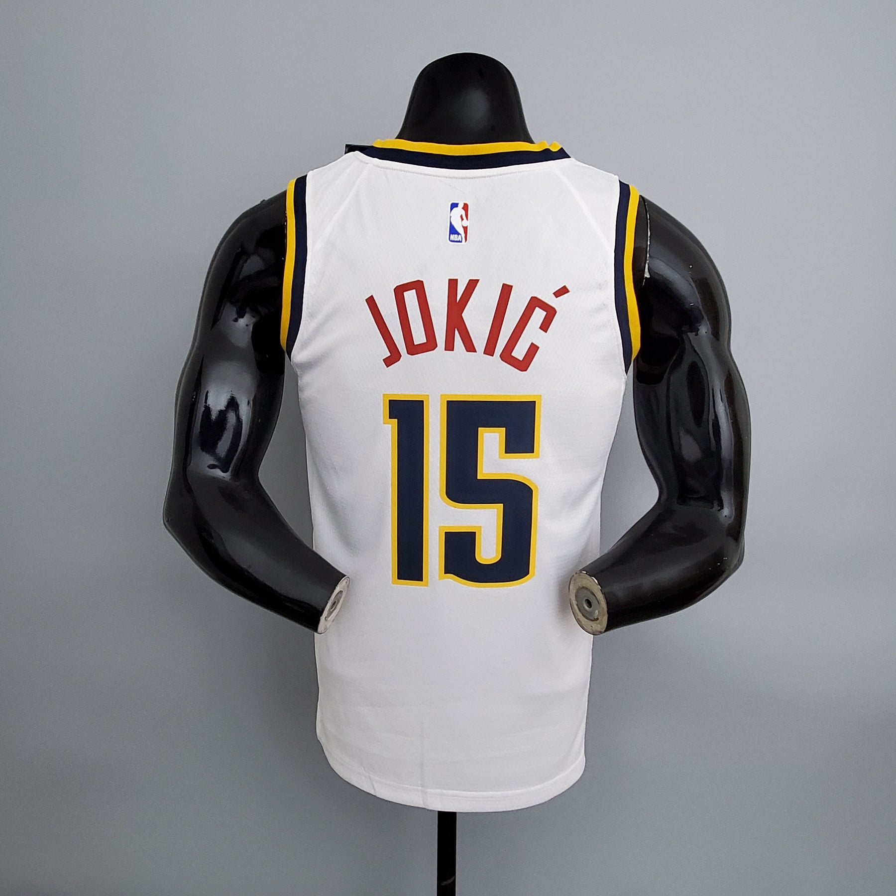 Regata NBA Denver Nuggets - Jokic #15 Limited White