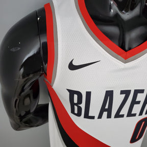 Regata NBA Portland Trail Blazers - Lillard #0 White