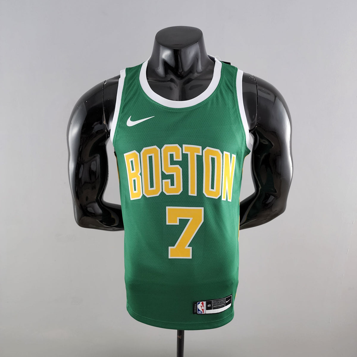 Regata NBA Boston Celtics - Jaylen Brown #7 Gold Green