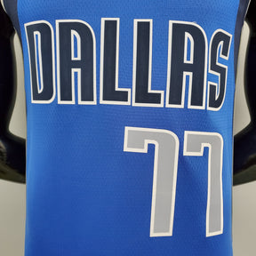 Regata NBA Dallas Mavericks - Doncic #77 Lone Ranger Blue