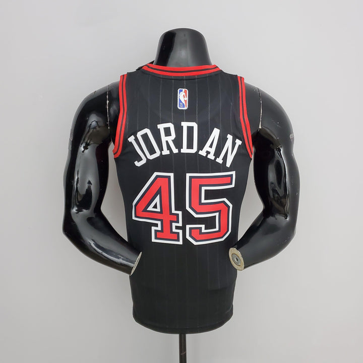 Regata NBA Chicago Bulls - Jordan #45 Flyers Black - ResPeita Sports