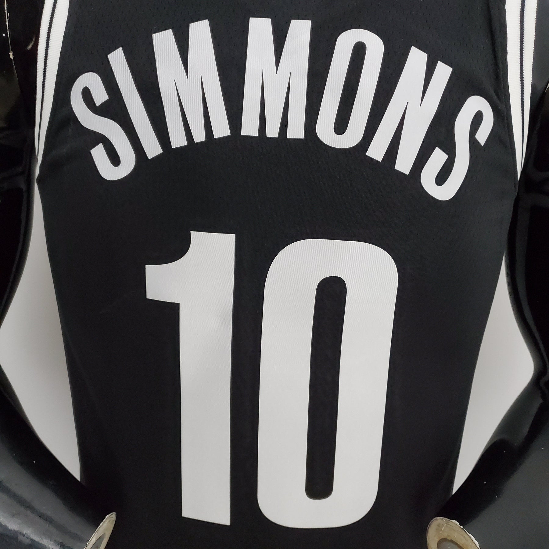 Regata NBA Brooklyn Nets - Simmons #10 NCR Black