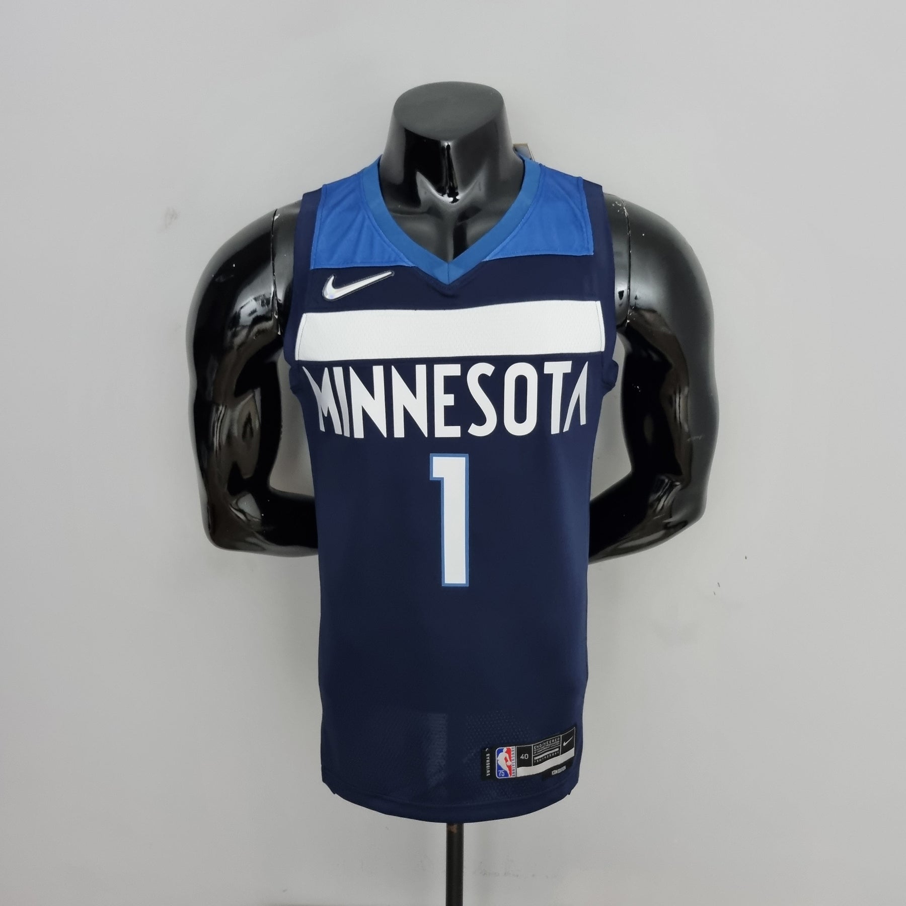 Regata NBA Minnesota Timberwolves - Edwards #1 Royal Blue