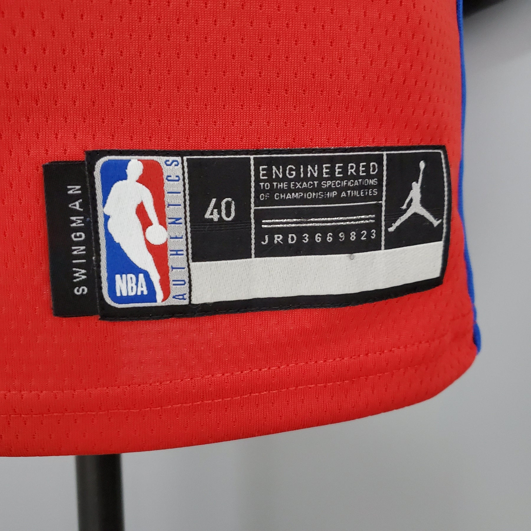 Regata NBA Philadelphia 76ers - Joel Embiid #21 Red