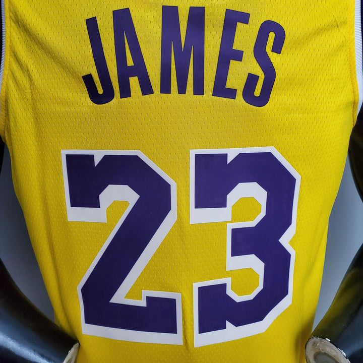 Regata NBA Los Angeles Lakers - LeBron James #23 NCR Yellow - ResPeita Sports