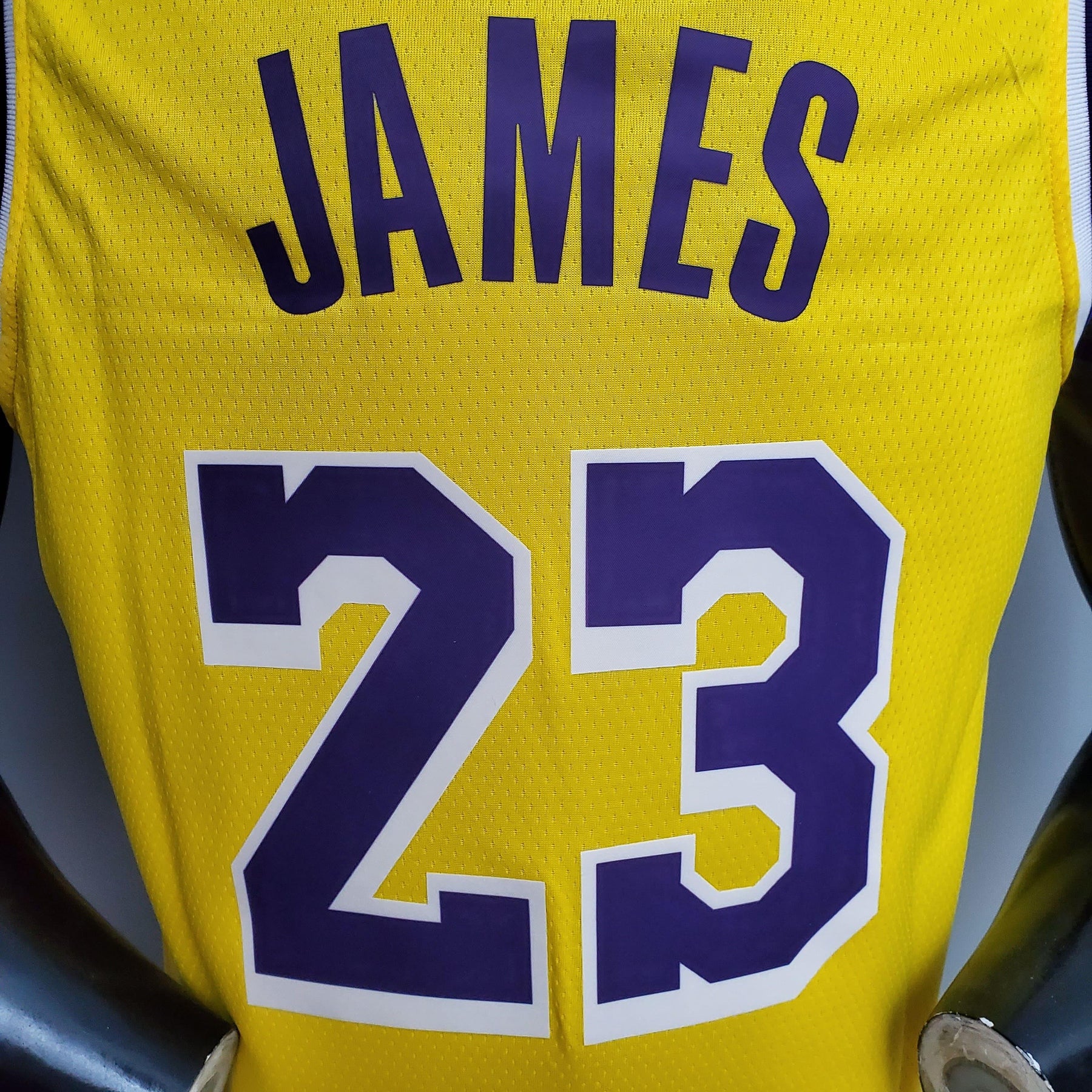 Regata NBA Los Angeles Lakers - LeBron James #23 NCR Yellow