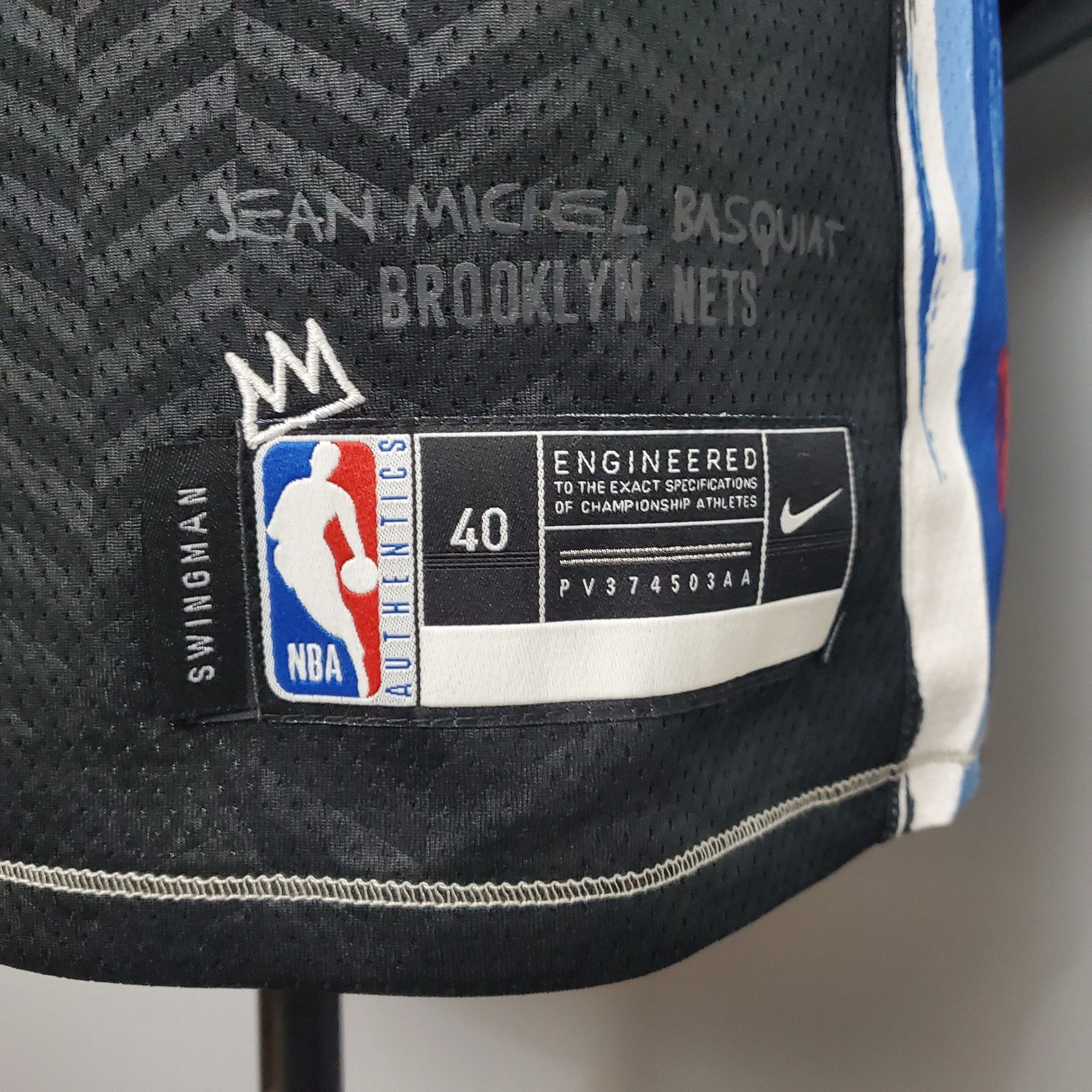 Regata NBA Brooklyn Nets - Durant #7 City Edition Black