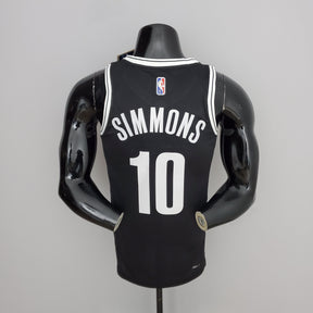 Regata NBA Brooklyn Nets - Simmons #10 NCR Black