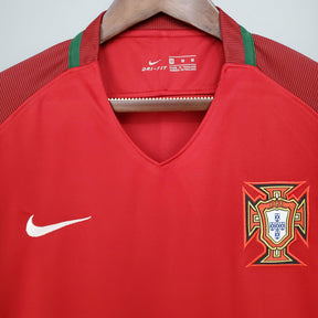 Camisa Retrô Seleção Portugal 2016/16 Home - ResPeita Sports