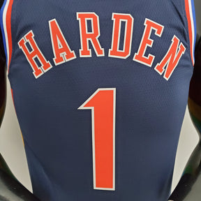 Regata NBA Philadelphia 76ers - Harden #1 Royal Blue