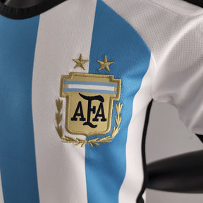 Conjunto Infantil Argentina 2022/23 - Home Torcedor Pro