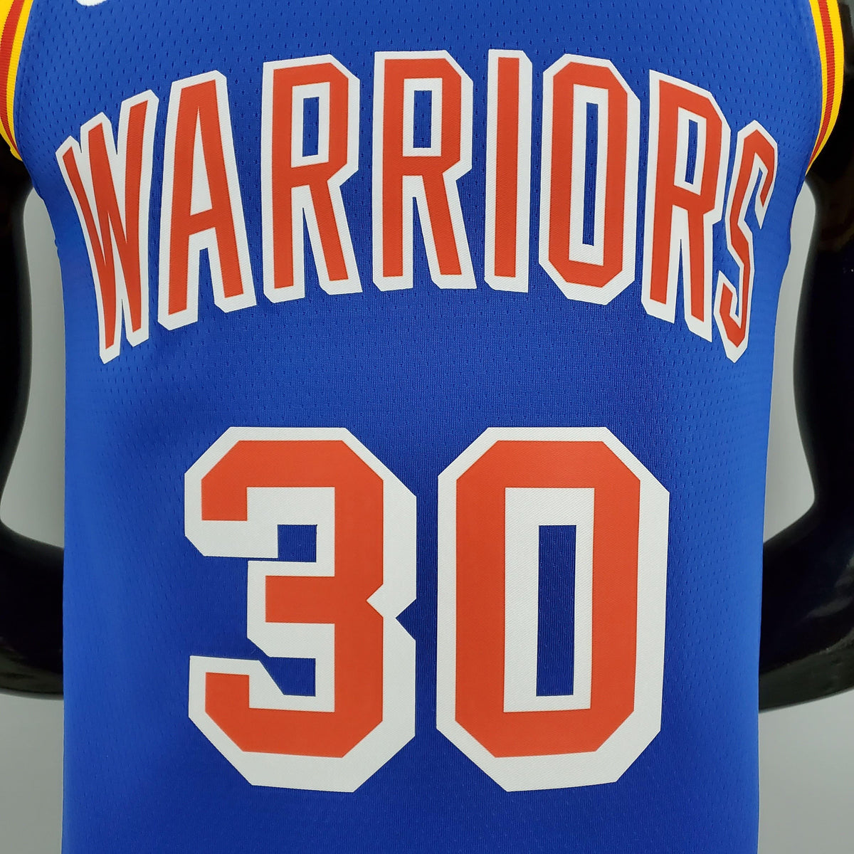 Regata NBA Golden State Warriors - Stephen Curry #30 75th Anniversary Retrô - ResPeita Sports 