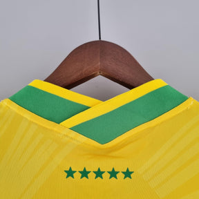 Camisa Seleção Brasil 2022/23 Amarelo Clássico - ResPeita Sports