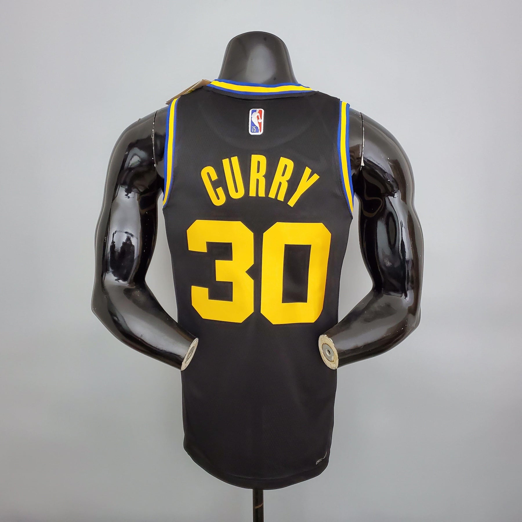 Regata NBA Golden State Warriors - Stephen Curry #30 75th Anniversary Black Edition