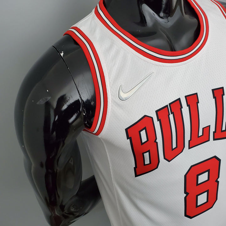 Regata NBA Chicago Bulls - Zach LaVine #8 White - ResPeita Sports
