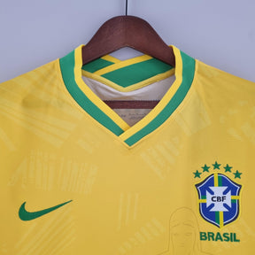 Camisa Seleção Brasil 2022/23 Amarelo Clássico - ResPeita Sports