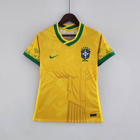 Camisa Feminina Seleção Brasil 2022/22 Amarelo Conceito - ResPeita Sports 