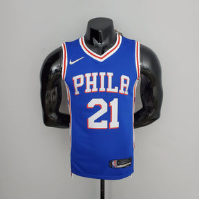 Regata NBA Philadelphia 76ers - Joel Embiid #21 Blue